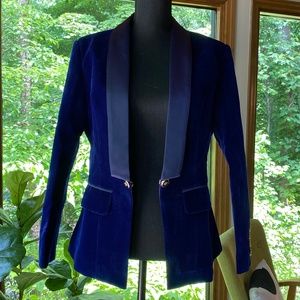 Blue Suede like “Women’s Cut” Blazer | 2XL(runs several sizes down)
